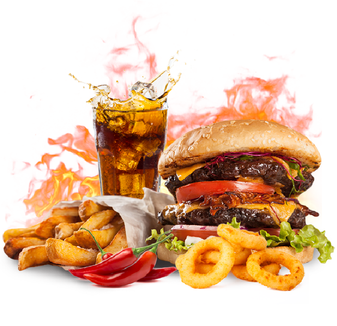 hamburguesa Home Plate Grill & Bar